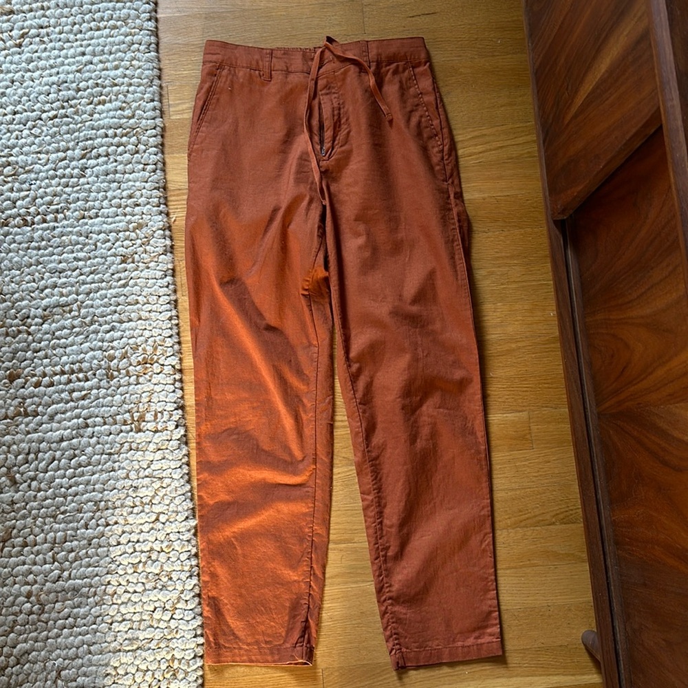 Uniqlo cotton linen pants small